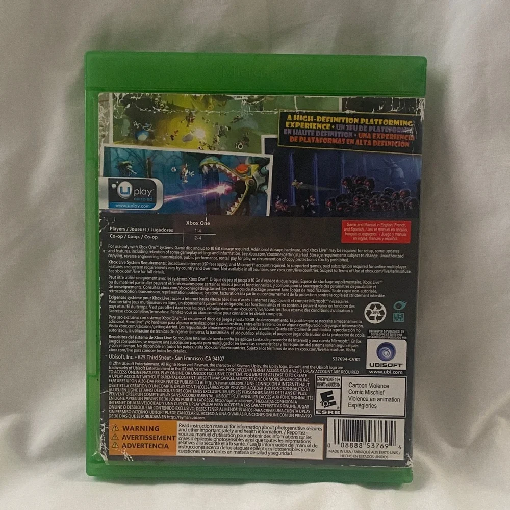 Microsoft Xbox One Rayman Legends - (BIN 4)